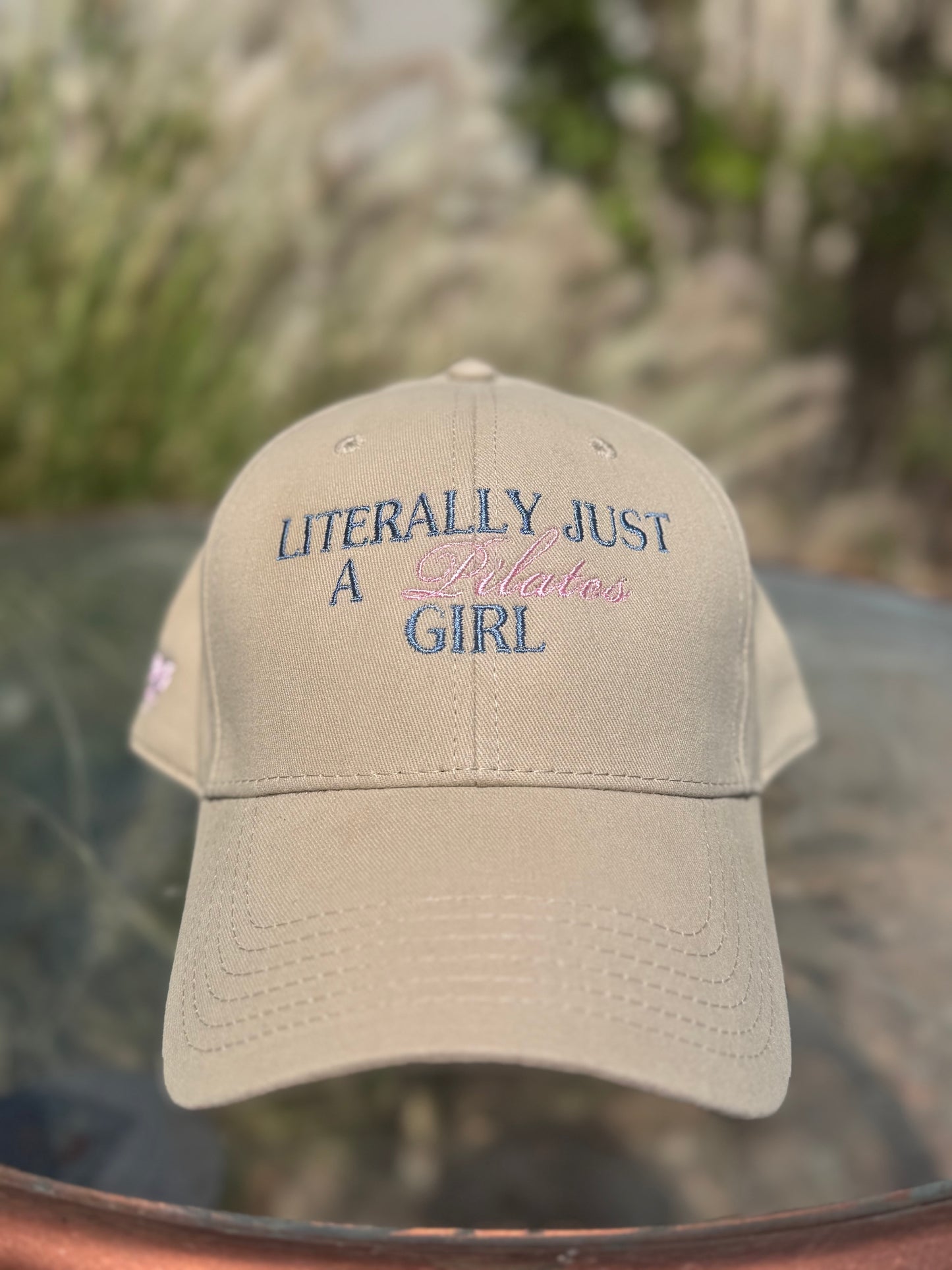 "Literally just a girl" PILATES, BARRE. LAGREE cap