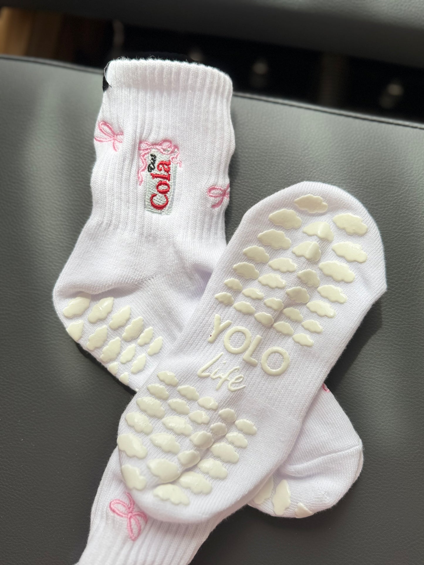 Sips & Steps Collection
Grip Socks – Strawberry Matcha, Diet Cola, Iced Coffee, Dr Grip