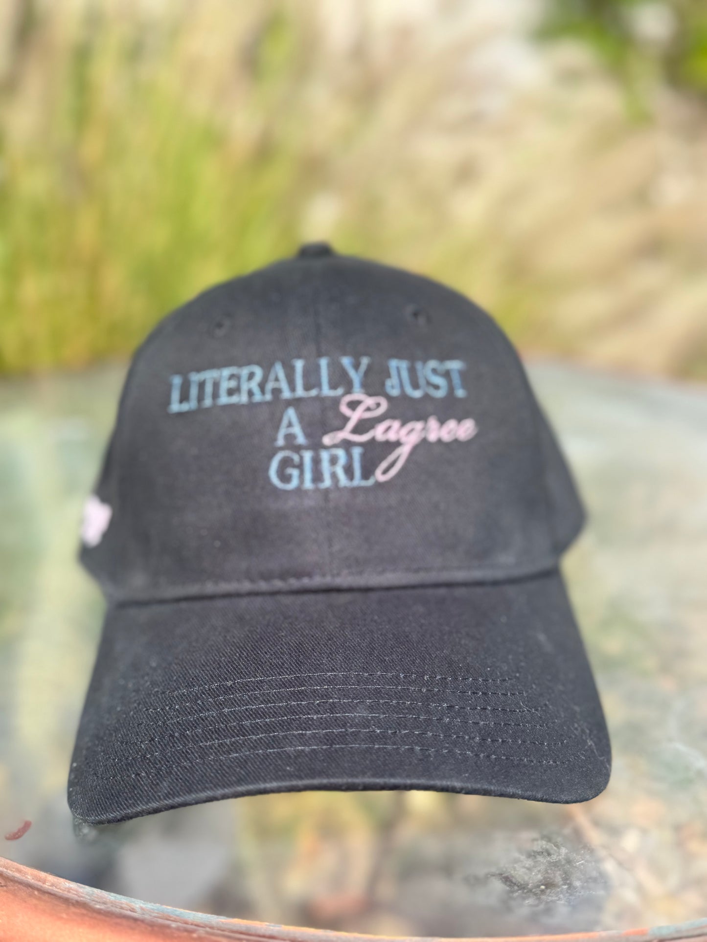 "Literally just a girl" PILATES, BARRE. LAGREE cap