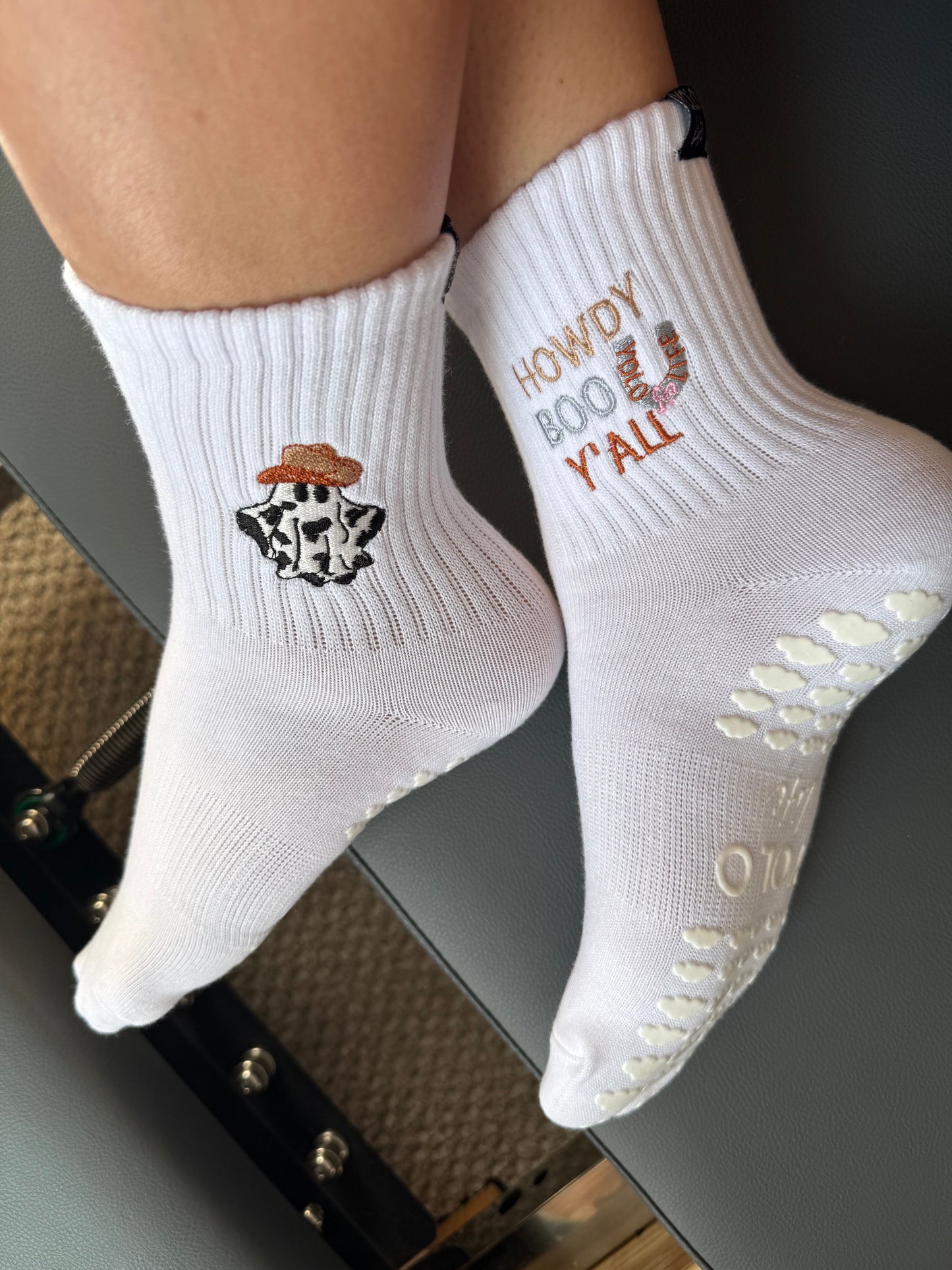 Howdy Boo Y’all – Halloween Grip Socks (Limited Edition)