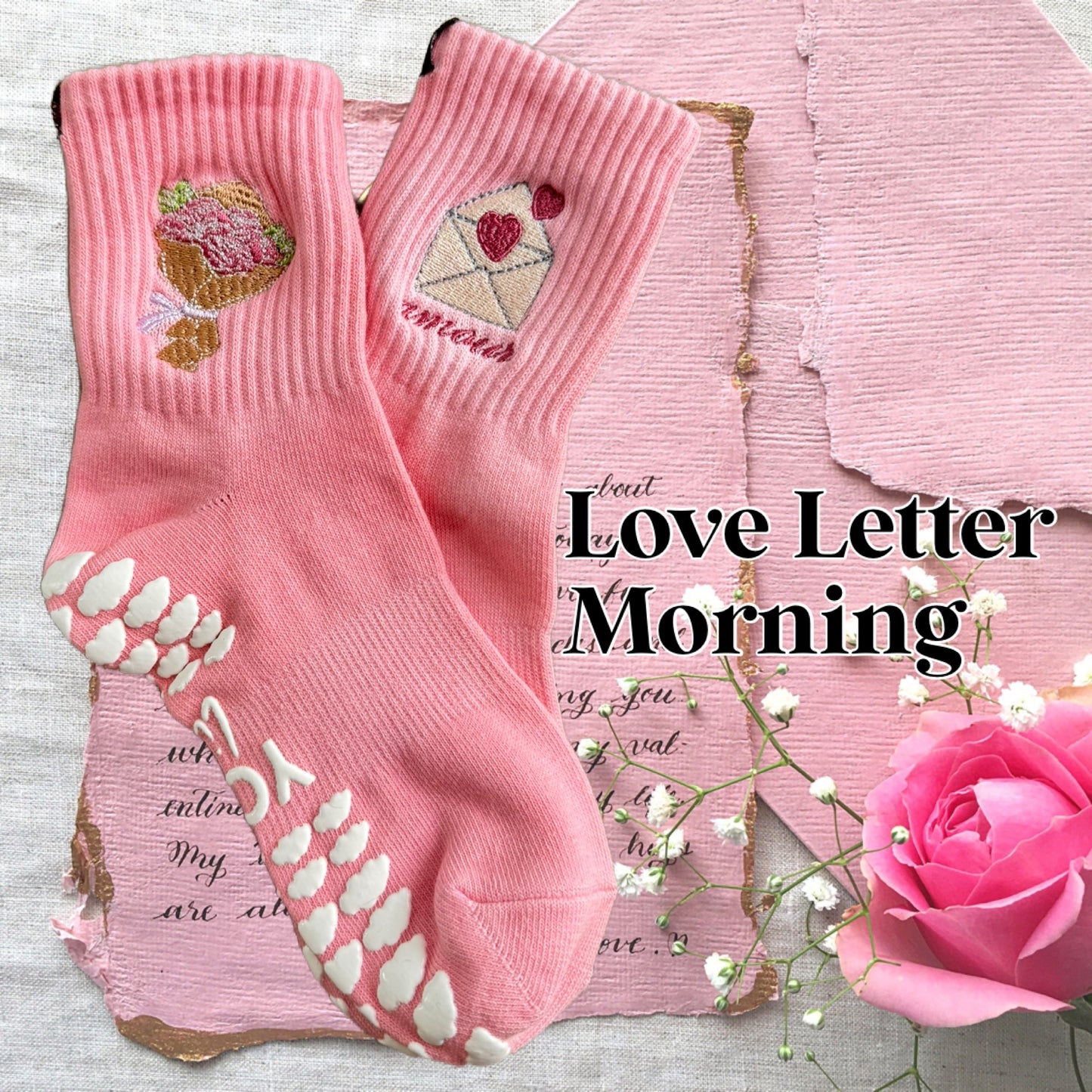 ✨ PETITE MORNINGS – 🌸 Limited Edition Grip Socks Collection