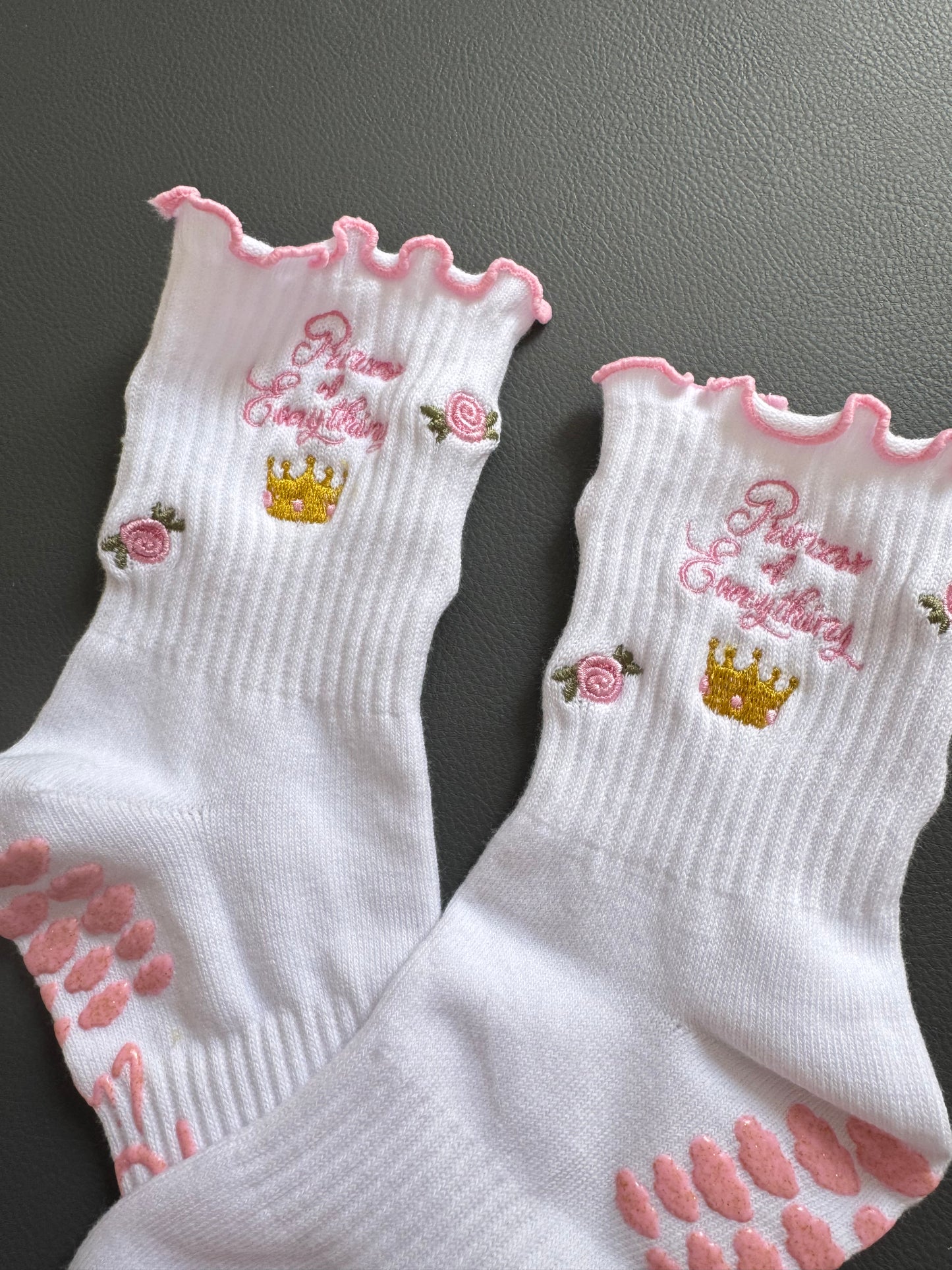 Princess of Everything – Crew Grip Sock (Pilates Essential)