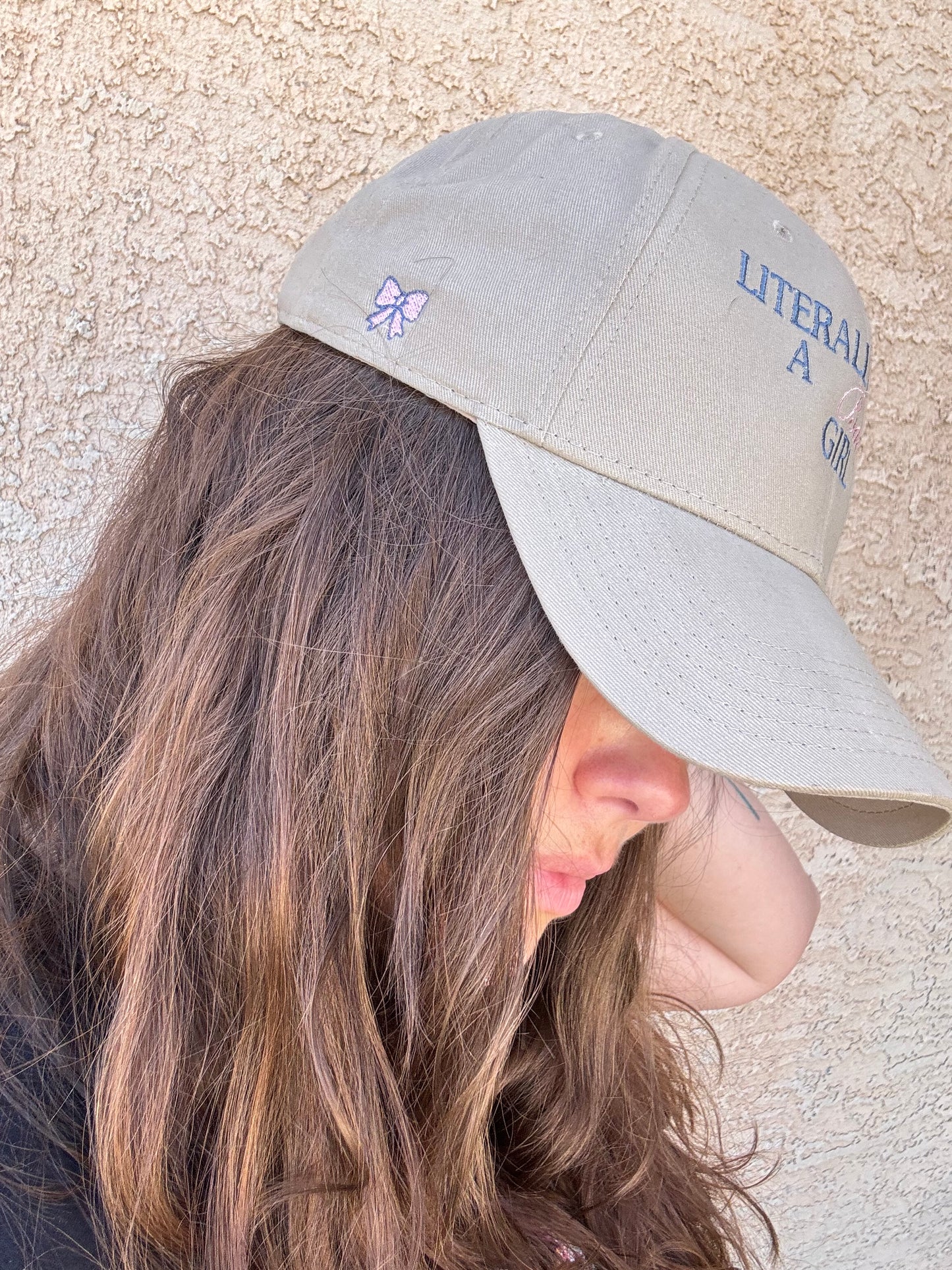 "Literally just a girl" PILATES, BARRE. LAGREE cap