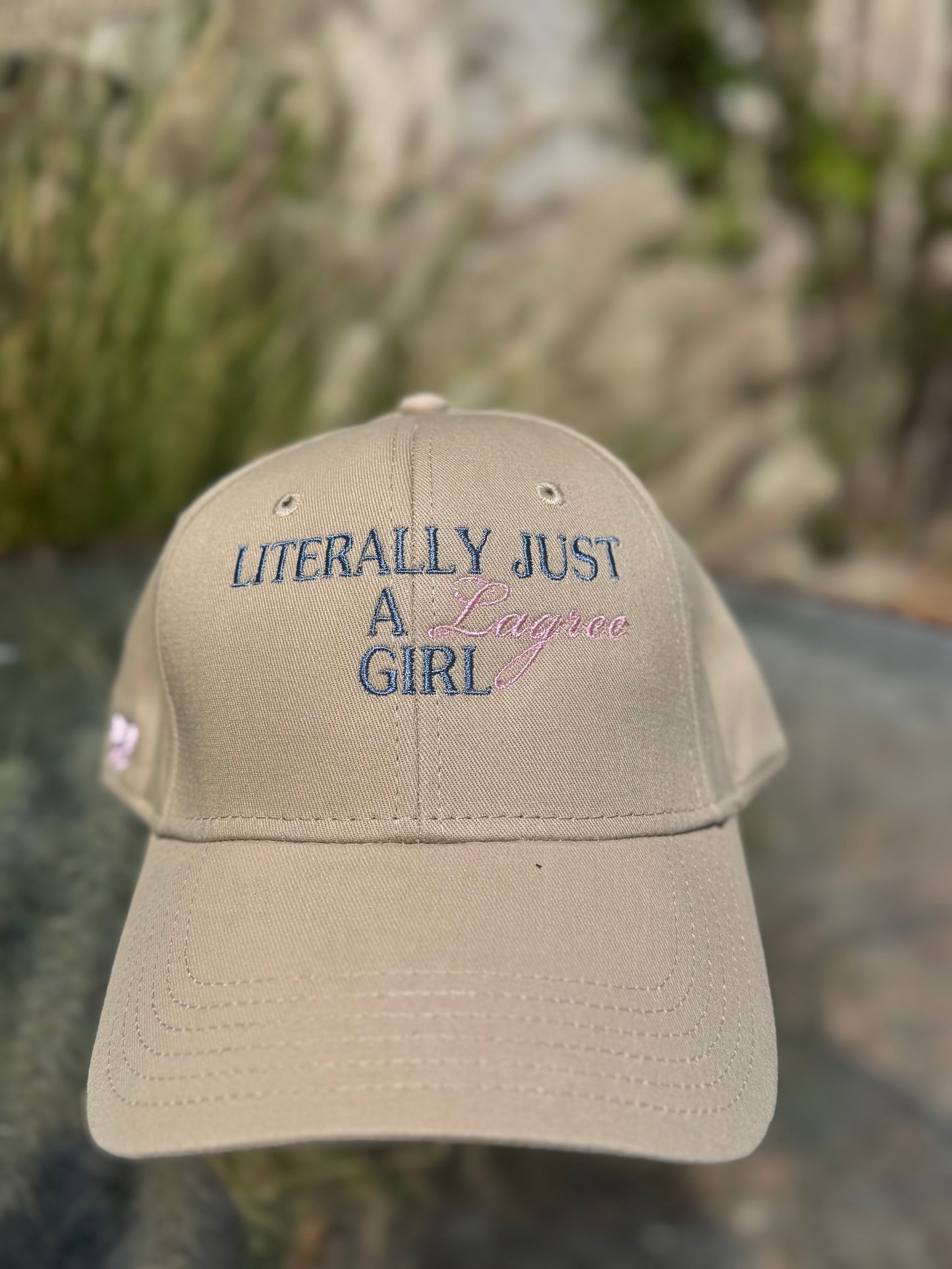 "Literally just a girl" PILATES, BARRE. LAGREE cap