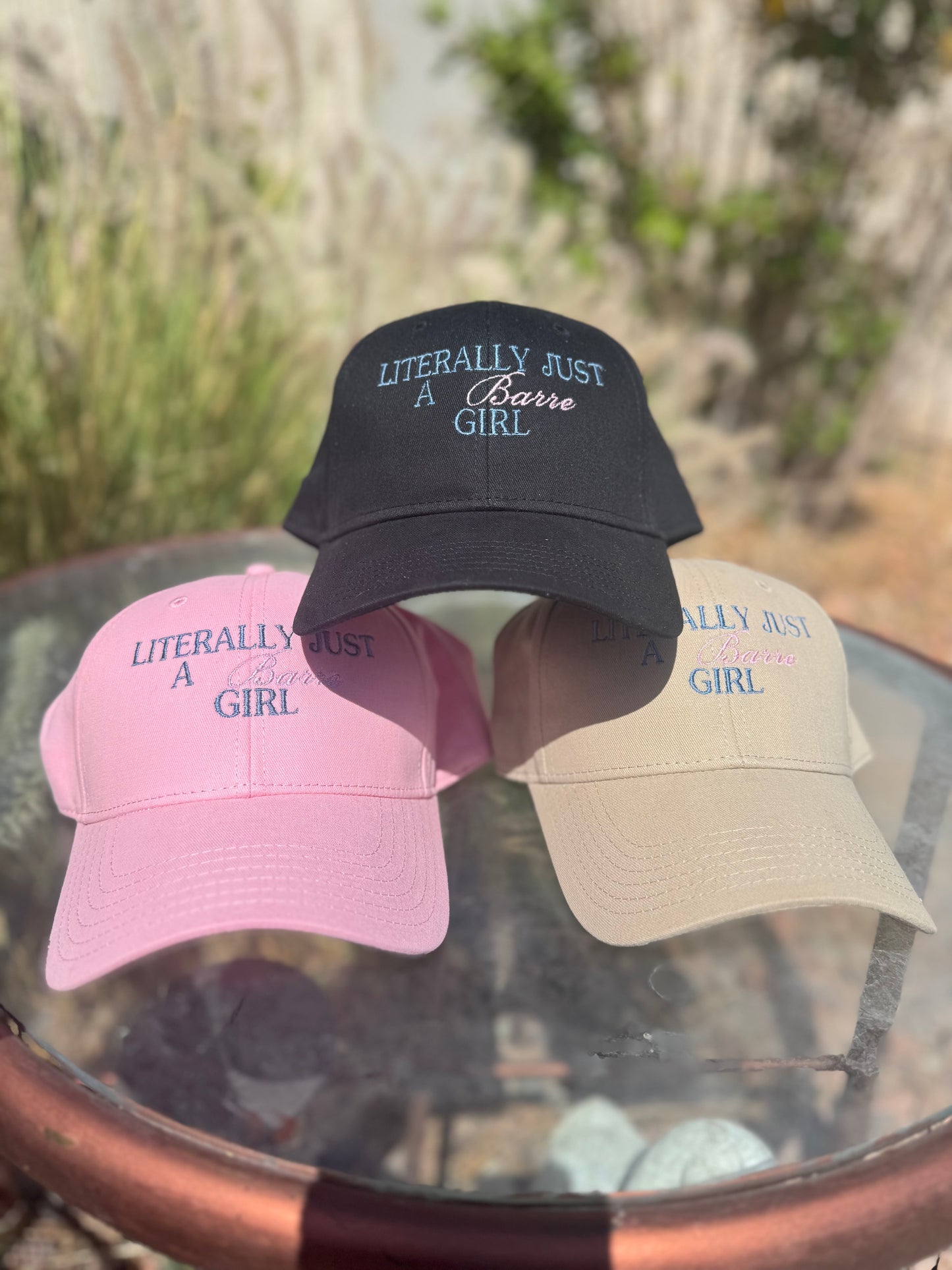 "Literally just a girl" PILATES, BARRE. LAGREE cap