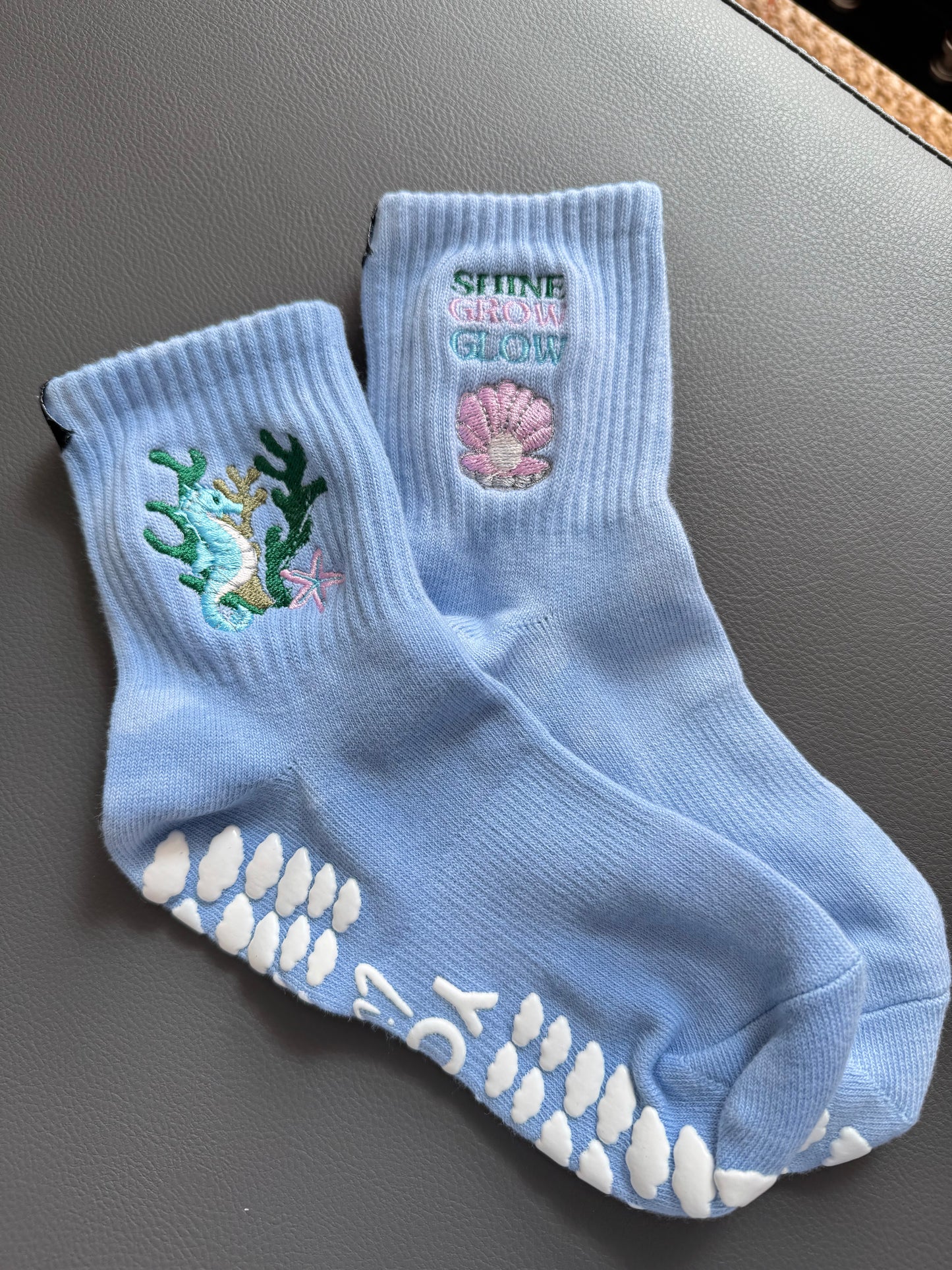 Summer Whimsy – Mix & Match (Buy 1 or All 3!) | Limited-Edition Pilates Grip Socks