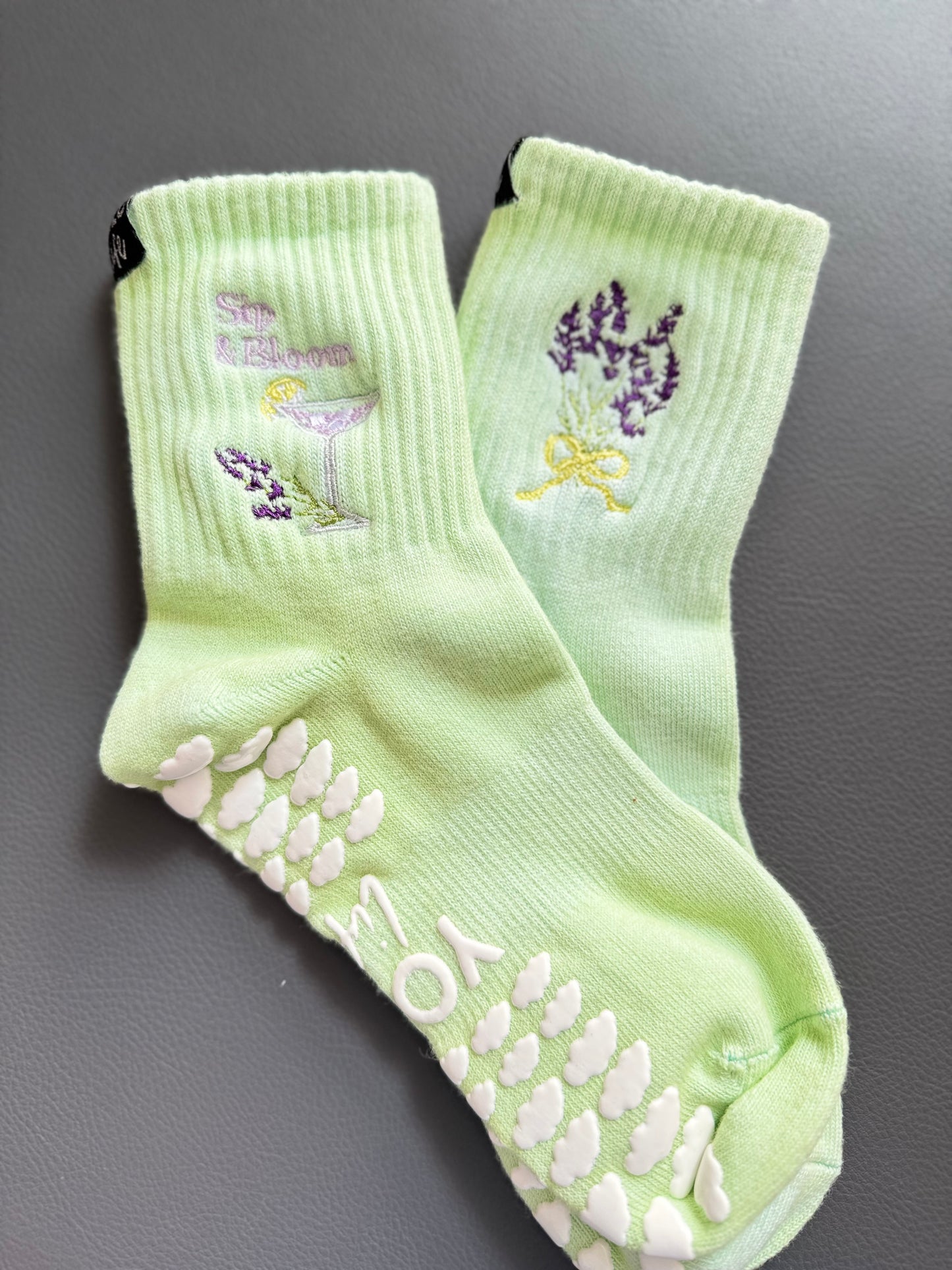 Summer Whimsy – Mix & Match (Buy 1 or All 3!) | Limited-Edition Pilates Grip Socks