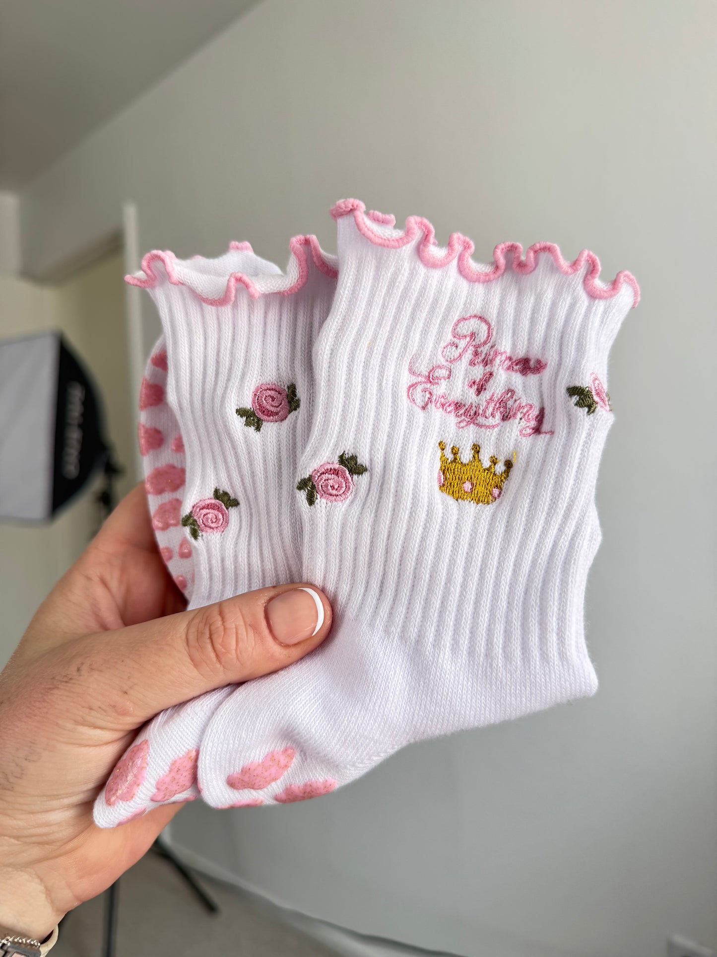 Princess of Everything – Crew Grip Sock (Pilates Essential)