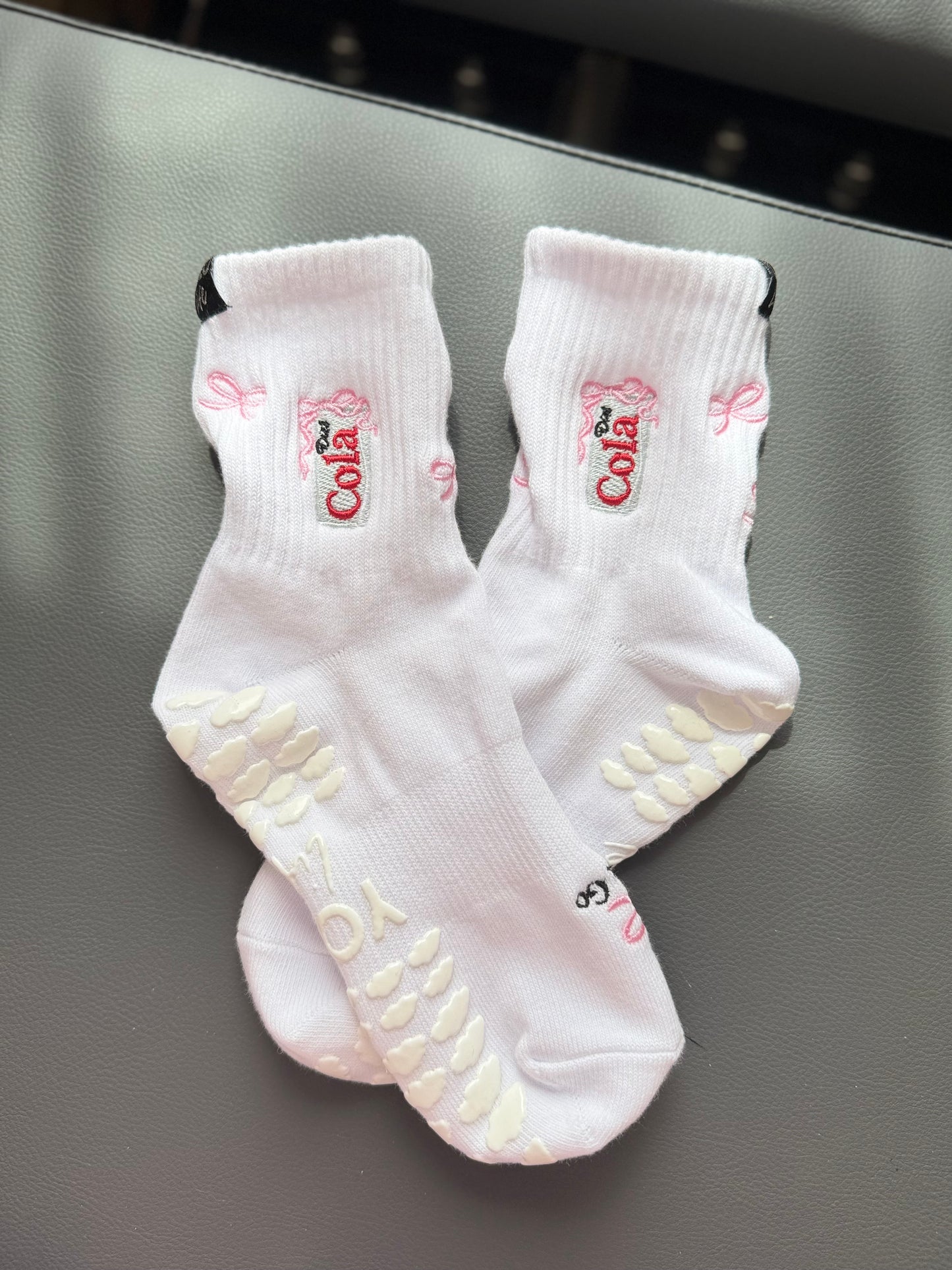 Sips & Steps Collection
Grip Socks – Strawberry Matcha, Diet Cola, Iced Coffee, Dr Grip