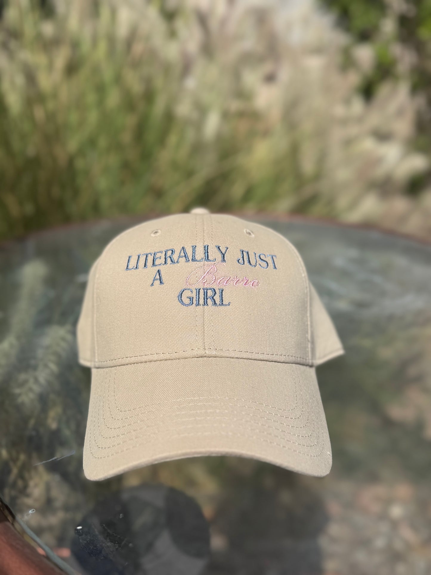 "Literally just a girl" PILATES, BARRE. LAGREE cap