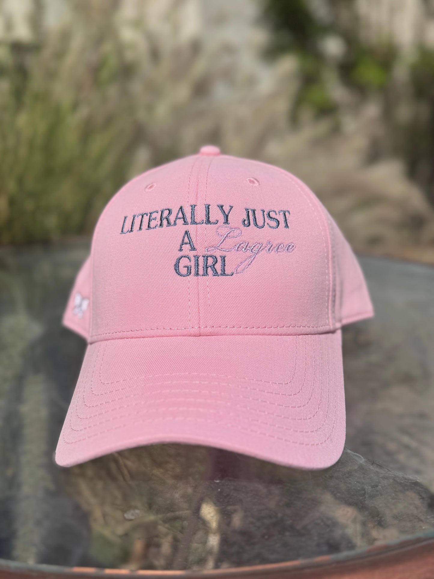 "Literally just a girl" PILATES, BARRE. LAGREE cap