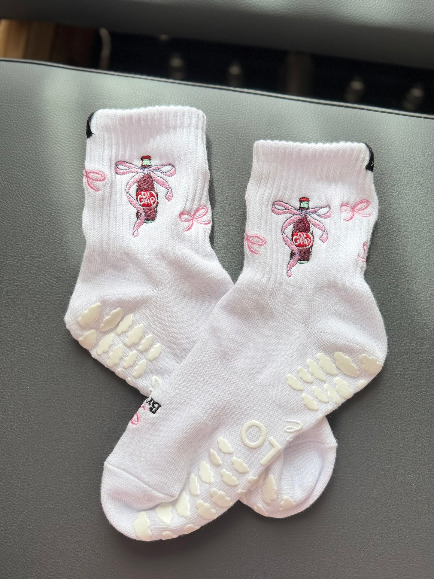Sips & Steps Collection
Grip Socks – Strawberry Matcha, Diet Cola, Iced Coffee, Dr Grip