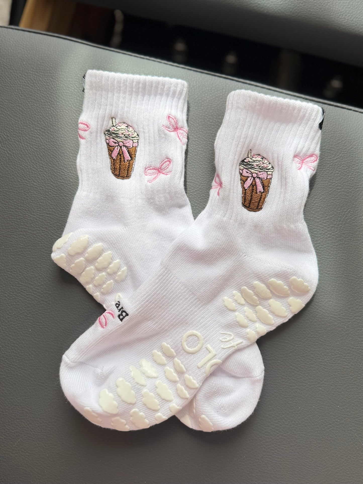 Sips & Steps Collection
Grip Socks – Strawberry Matcha, Diet Cola, Iced Coffee, Dr Grip