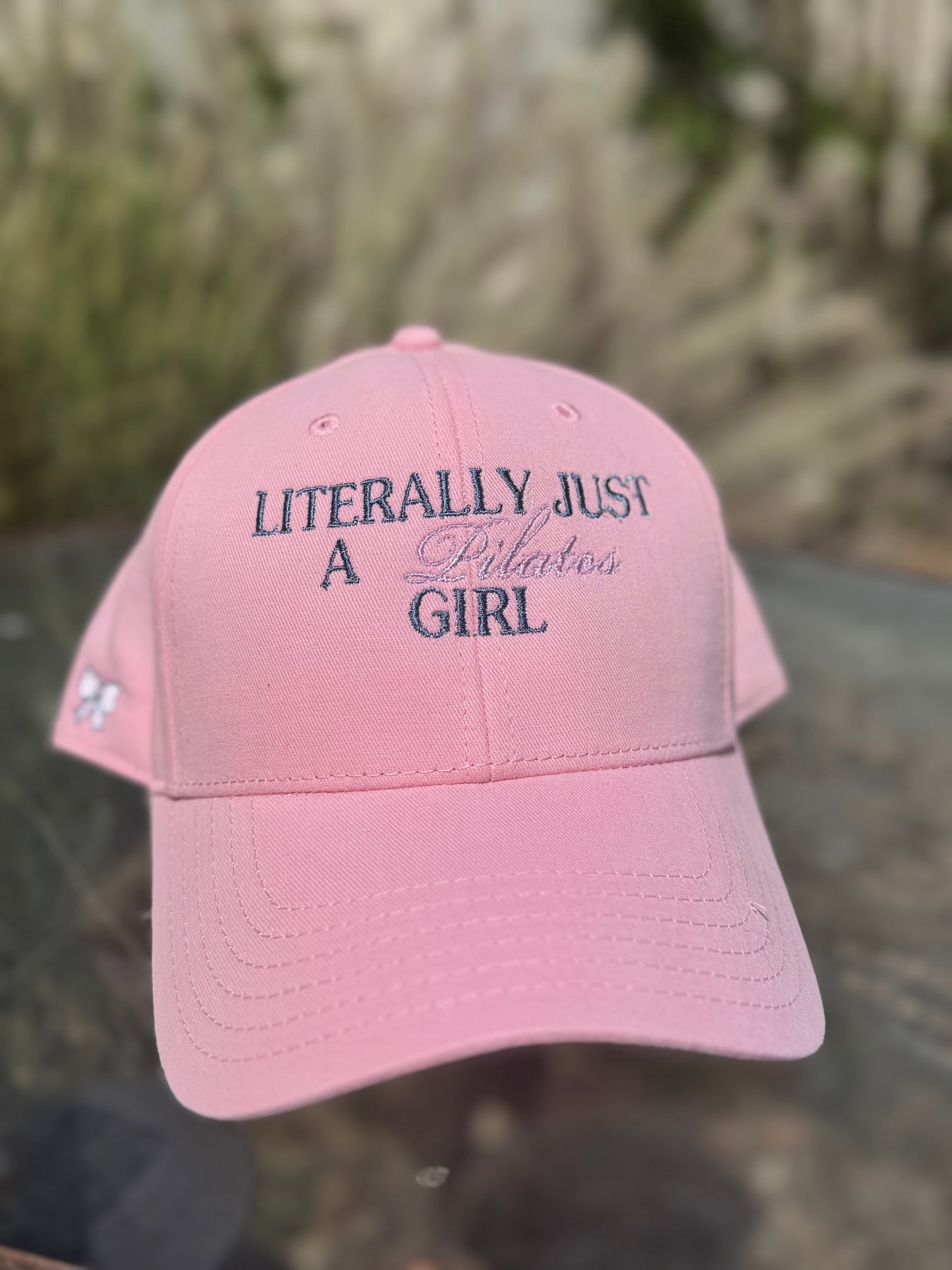 "Literally just a girl" PILATES, BARRE. LAGREE cap