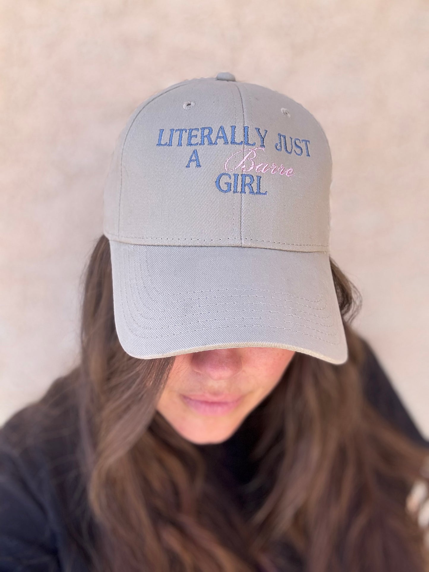 "Literally just a girl" PILATES, BARRE. LAGREE cap