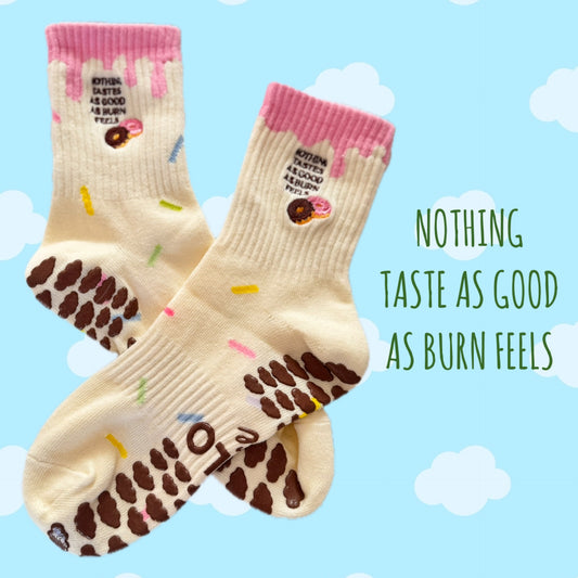 SPRINKLELICIOUS , CREW GRIP SOCKS