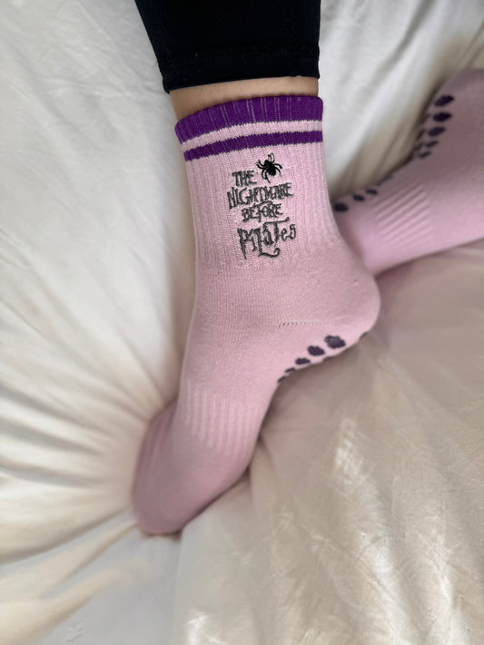 "The Nightmare Before Pilates" PILATES CREW GRIP SOCKS