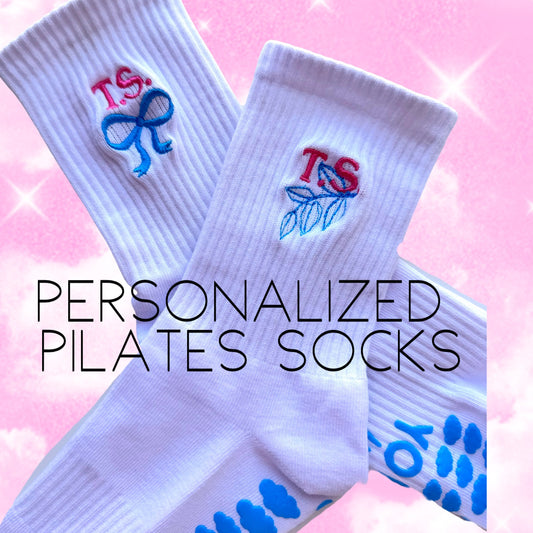 Personalized Pilates Sock
