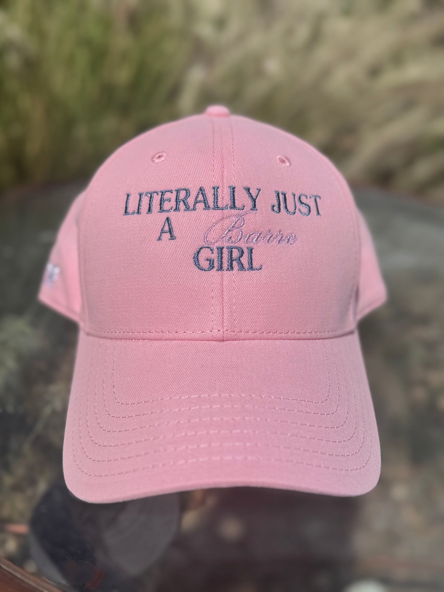 "Literally just a girl" PILATES, BARRE. LAGREE cap