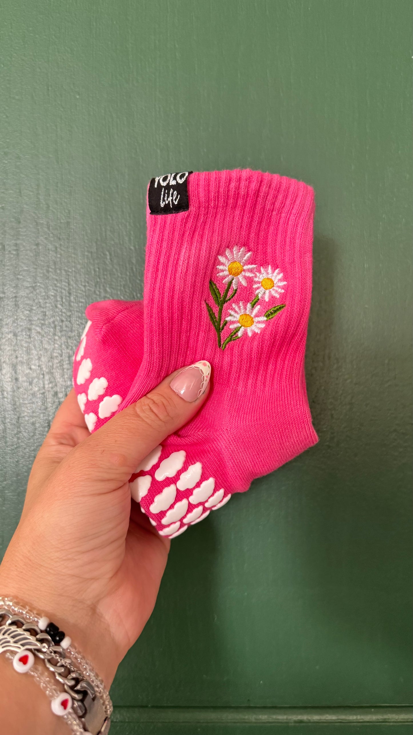 Bloom Muse Collection
Limited Edition Embroidered Grip Socks/Non Grip