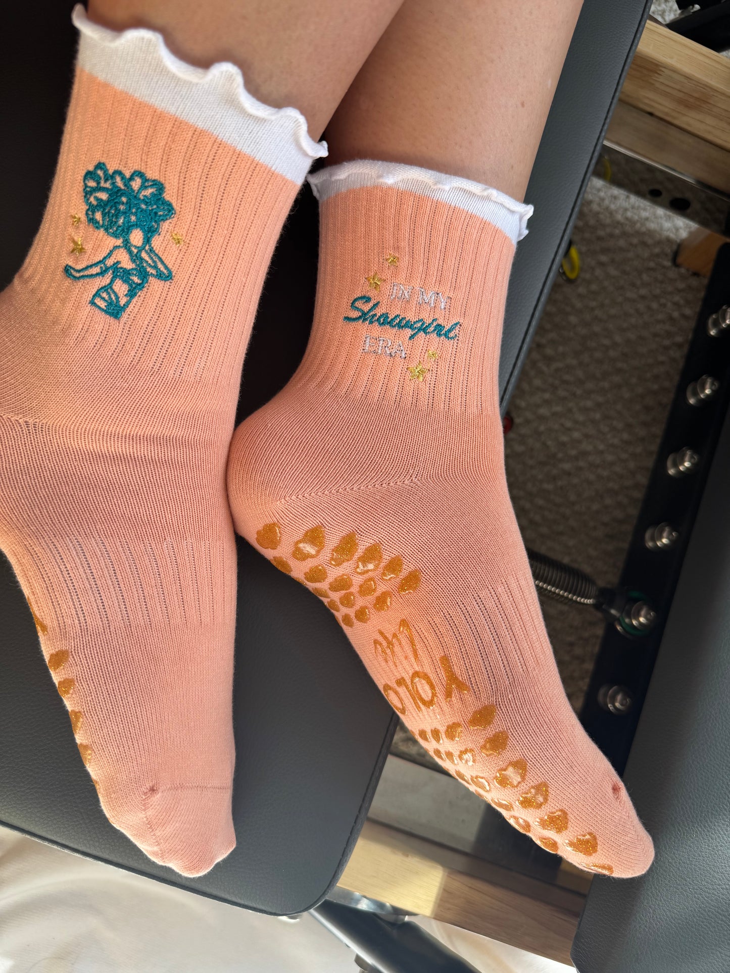 In My Showgirl Era – Taylor Inspired Grip Socks