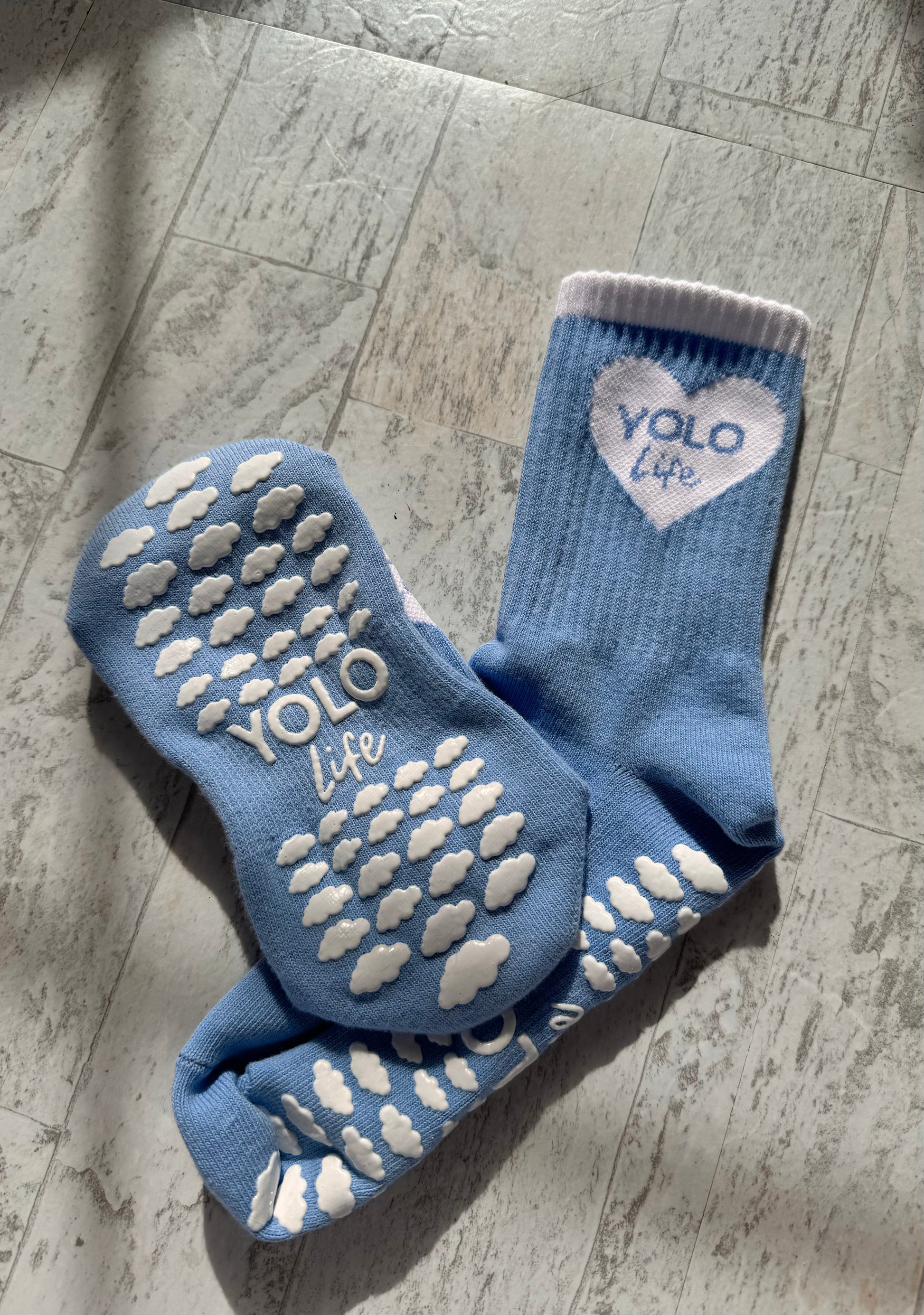 YOLO LIFE” crew grip sock – YOLO LIFE SHOP