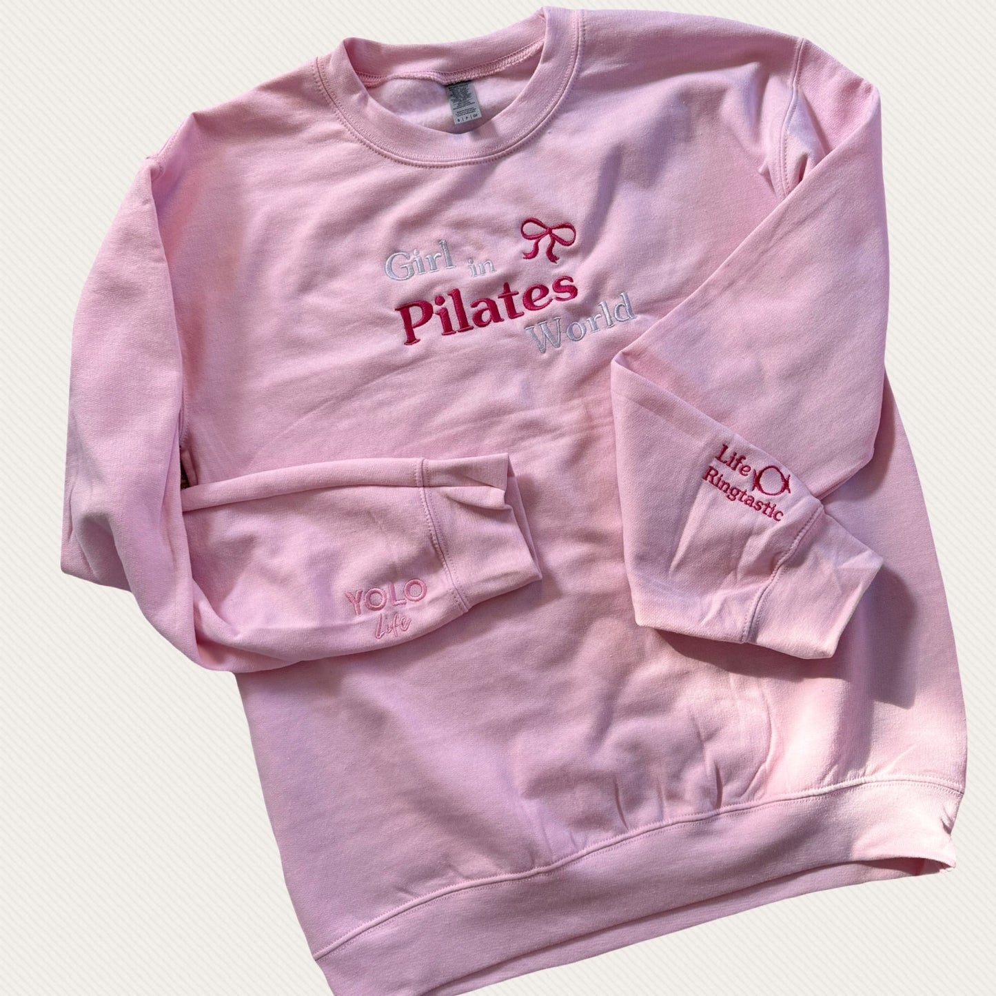 “Pilates world” 🌸🎀💕sweatshirt